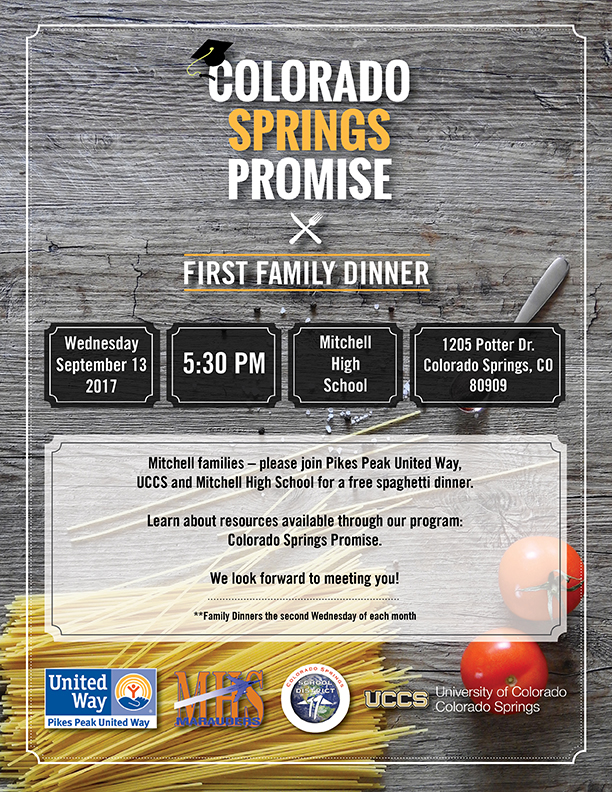 Colorado Springs Promise Dinner Flyer