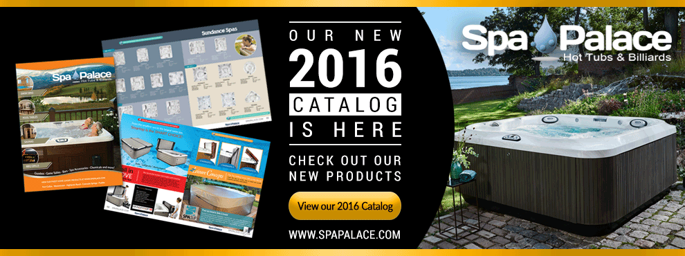 Spa Palace 2016 Catalog Banner
