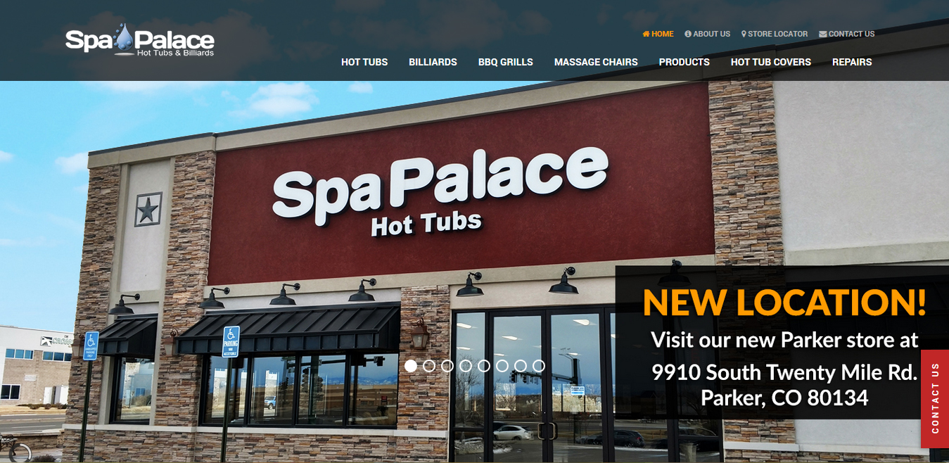 Spa Palace Website